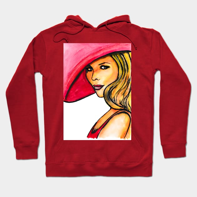 Claudia Schiffer Hoodie by Svetlana Pelin